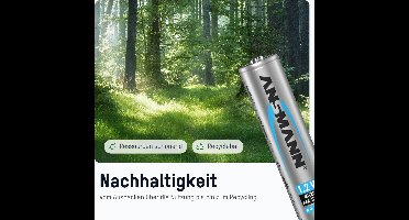 Ansmann NiMH batterij type 1100 Micro 1050mAh blisterverpakking van 2