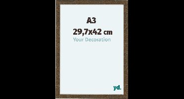 Your Decoration - Fotolijst A3 29,7x42 cm - MDF - Goud Antiek - Como
