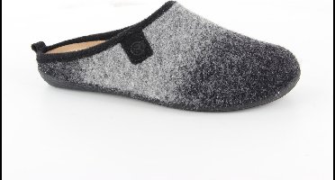 Rohde 6862-90 dames pantoffel (open hiel) maat 38 zwart