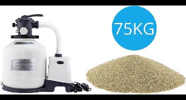 Intex - Zandfilterpomp 3500 L/u & Filterzand 75 kg