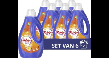 Robijn Vloeibaar Wasmiddel - Color - 6 x 20 wasbeurten