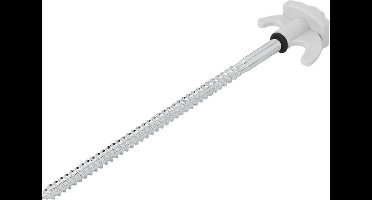 ProPlus Schroefbare metalen tentharing - 20 cm - verzinkt - geschikt voor harde grond