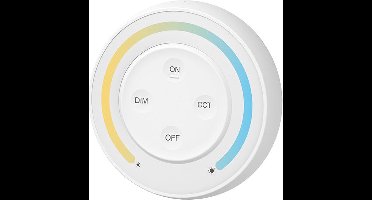 Mi-Light Mi-Boxer - (S1) - 1-Zone Dual White CCT Afstandsbediening met magnetische houder - (Batterijen niet inbegrepen) - Wit