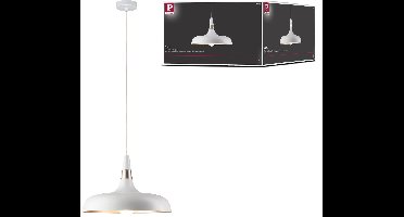 Hanglamp Juna E27 max. 20W Champagne, Wit mat dimbaar Metaal