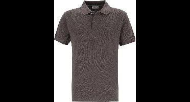 Profuomo slim fit heren polo - bruin