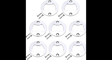Oneay 16-delige doe-het-zelf flesopener accessoire set van roestvrij staal, inclusief schroeven en andere bevestigingsonderdelen.