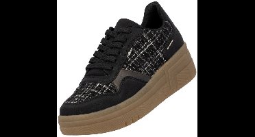 Rieker dames sneaker zwart