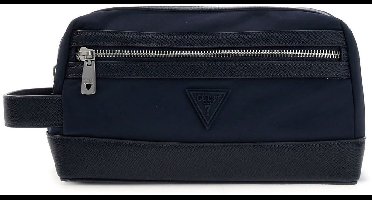 GUESS accessoiretas Berlin Small Necessaire Blue Night donkerblauw