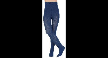 Carnaval verkleed panty voor kinderen - Maillot - kobalt blauw - katoen/polyester 116/122