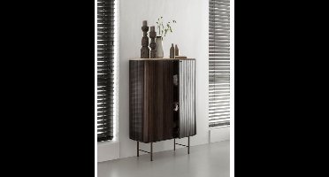 DTP Home Maroon bergkast 2 deurs 130x90x40 cm - Mahoniehout & Mortex - Bruin