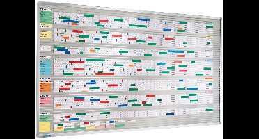 VisiPlan Strokenplanbord - 1.000 x 580mm - 31 sleuven (9080-00116)