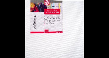 Talens Canvas Boards - Premium 100% Katoen Canvas - 30 x 30 cm - Universele Grondverf voor Olieverf, Acrylverf & Watermengbare Verven - Duurzame MDF Kern