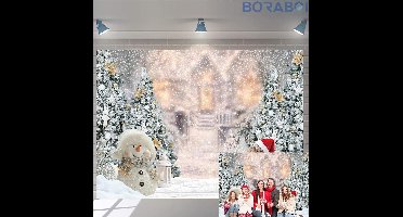 Studio Achtergrond - Winterse Sfeer - 2,4 x 1,8 m - Geschikt voor Foto's