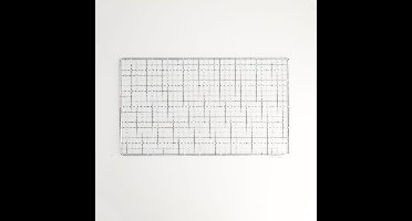 Konro Grill – Grillrooster – RVS – 32,5 x 16,5 cm – Vervangingsonderdeel