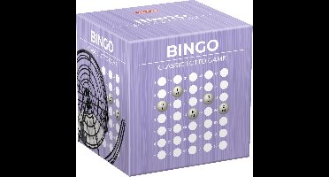 Tactic Bingo – Bordspel – Classic Games - Inclusief 75 Balletjes en 18 Bingokaarten – Stevige Metalen Bingomolen – Bingooooo!