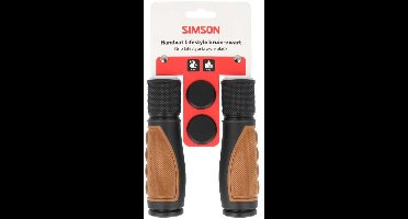 Simson handvatten Lifestyle bruin/zwart