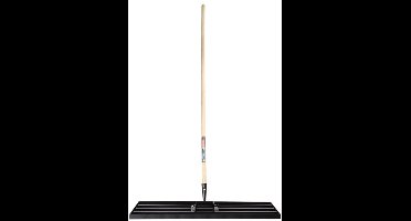 Talen Tools - Egalisatiehark - 70 cm - Gecoat staal - Essenhouten steel - 160 cm