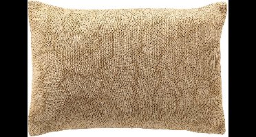 Dutch Decor DAISY - kussenhoes outdoor 40x60 cm - waterafstotend en uv-bestendig - Irish Cream - beige