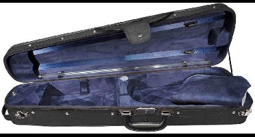 Leonardo VC-1418-BU Student Series vioolkoffer gevormd 1/8 hout zwart
