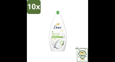 10 x Dove – Douchegel – Refreshing – 450 ml - Grootverpakking - Douchegel - Frisheid - Reiniging - Huid Verzorging - Mild Reinigen
