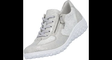 Rieker damesschoenen zilver - Extra breed