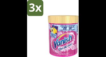 Vanish Oxi Action Wasbooster Poeder Gekleurde Was 470 gr - Bulkverpakking - 3 stuks