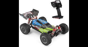 RC Auto – Radiografisch Bestuurbaar Modelauto – Afstandsbestuurbare Buggy – Bestuurbare Raceauto – 4WD Offroad Voertuig – Hoge Snelheid 60 km/u – 2,4 GHz Bereik 100 Meter – Groen