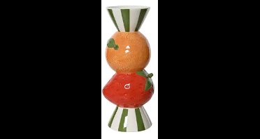 Decoris vaas steen deco 11x10.2x24.8cm multi