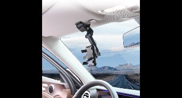 Auto Telefoonhouder voor Dashboard of Zonneklep met 360 graden Rotatie - LB592