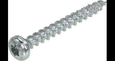 Dynaplus - Unischroef - Torx 20 Cilinderkop - 5x20mm - Verzinkt - Voldraad (200 stuks)