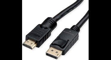 ROLINE DisplayPort Kabel DP - UHDTV, M/M, zwart, 7,5 m