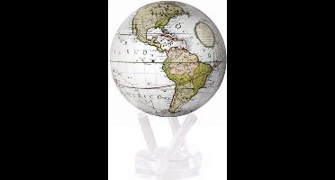 Mova wereldbol op zonne energie Ø 15 cm - Cassini Terrestrial wit (WCT)