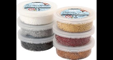 Foam Clay® , kleuren assorti, metallic, 6x14gr