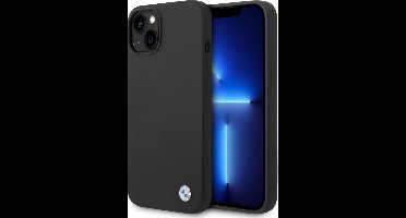 BMW Silicone Back Cover voor Apple iPhone 14 Plus - Kleur: Zwart - Bescherming van Telefoon