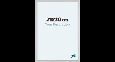 Your Decoration - Fotolijst 21x30 cm - Aluminium - Wit - Virginia