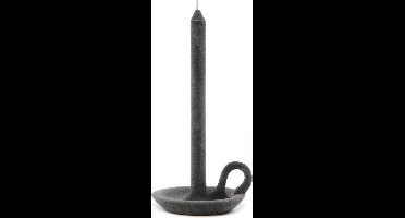 Tallow Kaars - Kaars & Kandelaar - Black Velvet - Zwarte Kaars - 24cm