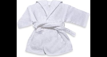 Funnies Badjas Junior Katoen Wit Maat 164