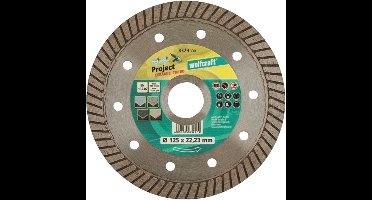 wolfcraft - Diamantdoorslijpschijf 125mm - "Pro Ceramic Turbo" voor Haakse Slijpers - 8329000
