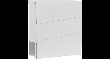 Brievenbus - muurmontage - 1 adres - Wit-BRW214
