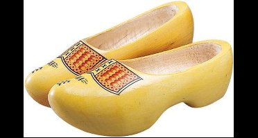 Gevavi - VV Houten klomp trip geel geïmpregneerd - Maat 26 cm