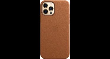 Apple - Leren hoesje - MagSafe - iPhone 12 (Pro) - Zadelbruin