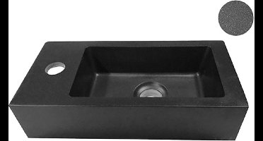 Rhea S mini fontein links 36,5 x 18 x 9 cm quartz