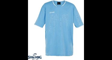 Spalding Move Shooting Shirt Heren - Hemelsblauw / Wit | Maat: L