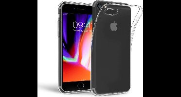 Just in Case hoesje geschikt voor iPhone 8 Hoesje Siliconen - Flexibele Case - Transparant