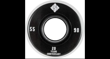 Usd Skatewielen Team 55 Mm 90a Polyurethaan Zwart 4 Stuks