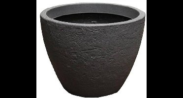 Bloempot Stonelook 50 x 37 cm - Antraciet