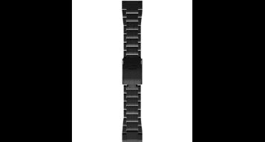 Garmin QuickFit Titanium Horlogebandje 26mm - Wearablebandje - Geschikt voor meerdere modellen - Carbon Grey