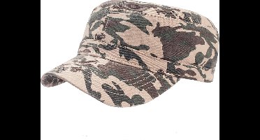Atlantis Chino Cotton Uniform Military Cap (2 stuks) (Camo Khaki)