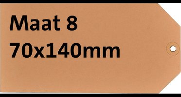 Label HF2 karton Nr8 200gr, 70x140mm 1000 st,