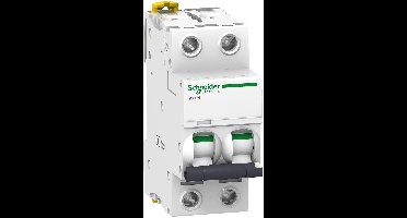 Schneider Electric A9F74220 IC60N Installatieautomaat, Acti9, 2P, 20A, C-kromming 50/60 Hz, wit